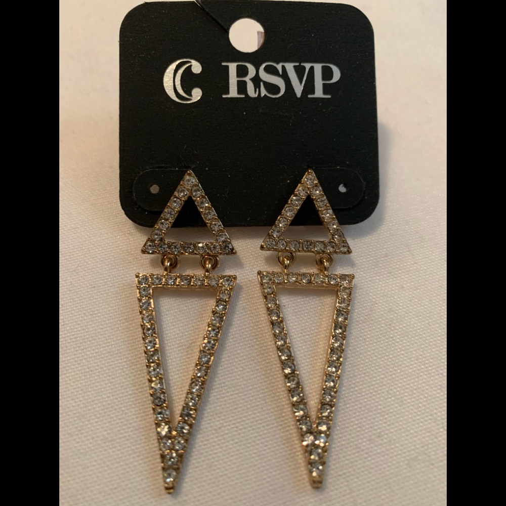 Triangle Style Costume Jewelry Earrings